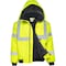 Northmon Safety Hi-Vis Bomber Rain Jacket, 100% Polyester 300D Oxford, Class 3 Safety Yellow, M NM-SJ-100-YW-M - alternate 1